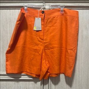 NWT Cornwall Boden Linen Shorts Size 20/22